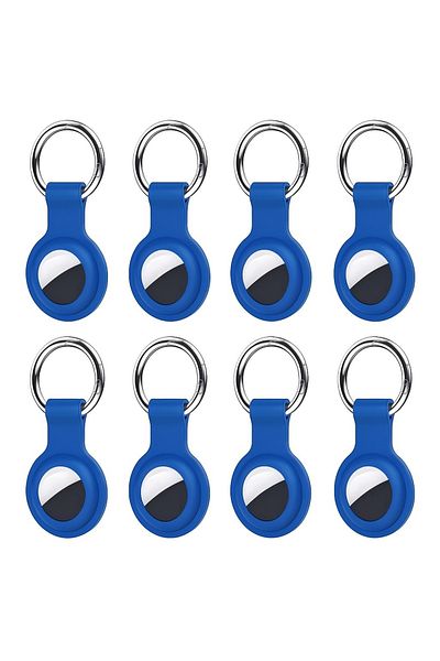Coverzone Silicone Case with Keychain A010 Protective Keychain Petrol Blue Pack of 8