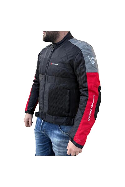 VENOM DYNAMIC 4 MEVSİM MOTOSİKLET MONTU KIRMIZI