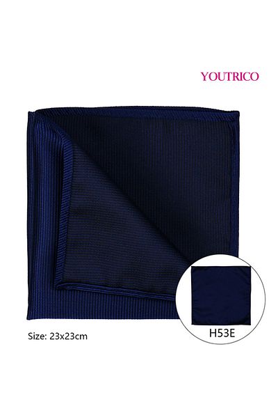 Youtrico Handkerchief-23*23cm,Suit Jacket with Pocket Collar-Foldable Polyester Silk,Portable