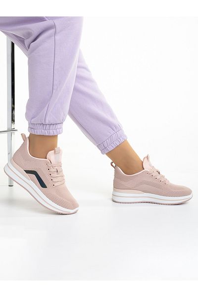 Kalapod Pantofi sport dama roz din material textil Lovella