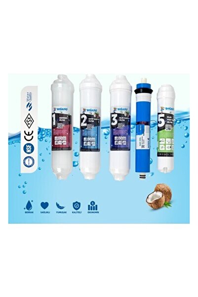 Genel Markalar Su Arıtma Cihazı İNLİNE 5 Li Filtre Seti