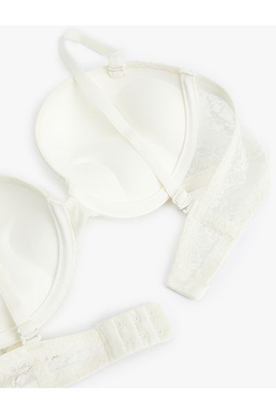 Koton Maximizer Extra Padding Supported Lace Bra