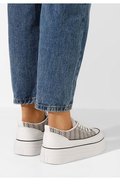 B T Shoes Tenisi cu platformă Martheia V2 negri