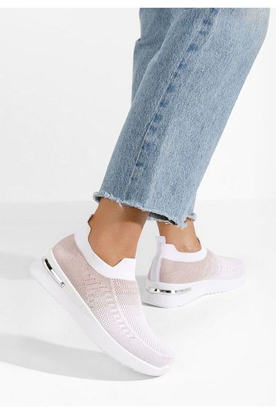 B T Shoes Women's Slip-On Alitea pink sneakers