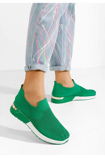 B T Shoes Tenisi slip-on Aderine verzi