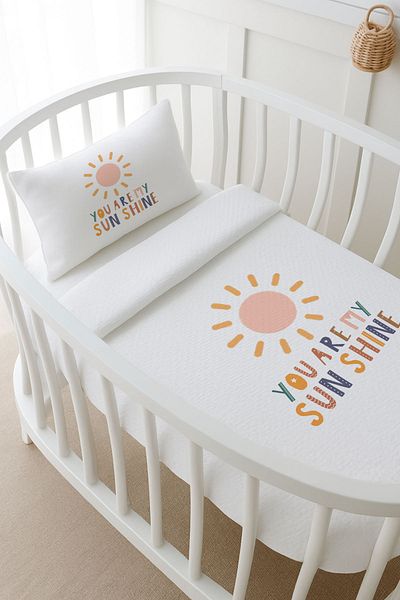 Tuğba Kuğu Pike Set - Little Baby - You Are My Sunshine - 80 X 120 cm