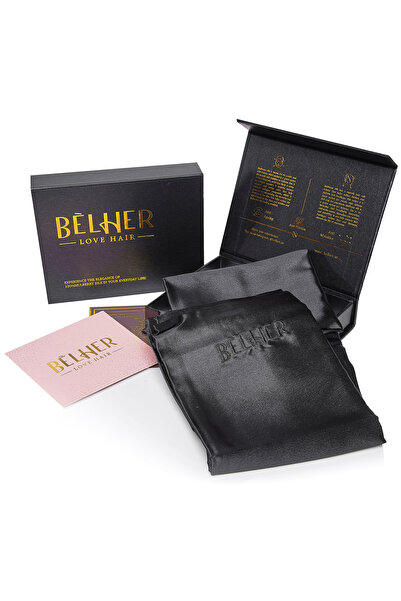 BELHER Fata De Perna Din Matase Mulberry Negru
