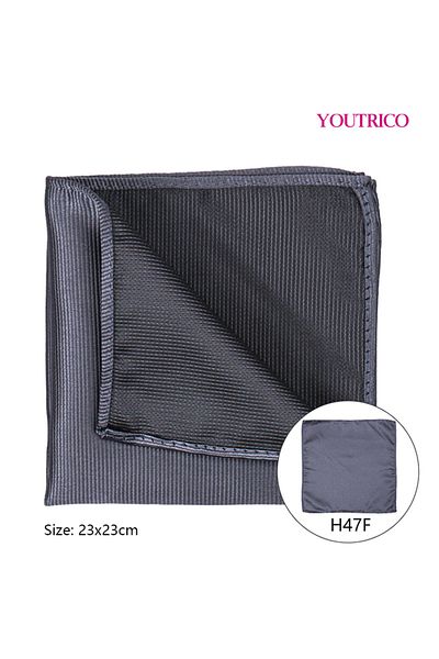 Youtrico Handkerchief-23*23cm,Suit Jacket with Pocket Collar-Foldable Polyester Silk,Portable