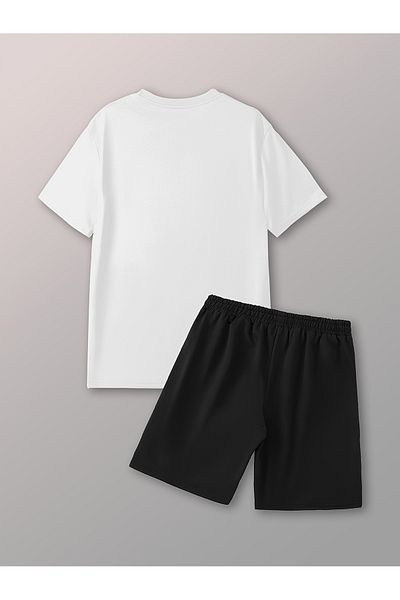 uyguntarz But First Coffee Print Shorts Set
