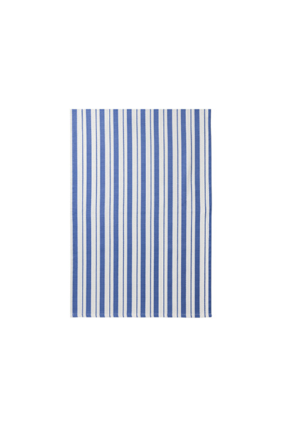 Mukitchen منشفة مطبخ منسوجة بنمط خطوط ساحلية، مقاس 20 × 30 بوصة