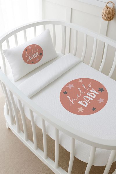 Tuğba Kuğu Pike Set - Pure Baby - Hello Baby - 80 X 120 cm