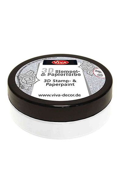 Viva Decor 3d Stamping And Paper Paint, 50ml White