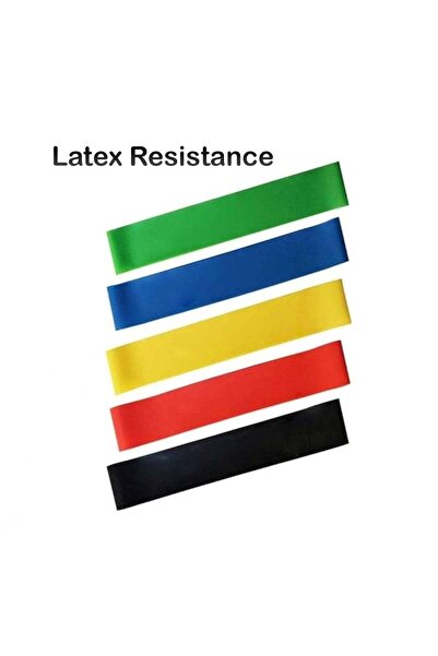 huitich مجموعة أشرطة مقاومة من اللاتكس متعددة الألوان سهلة السفر