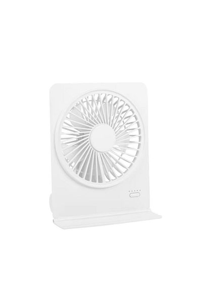 OEM Ventilator multifunctional, maner prindere, suport telefon, baterie 1200 mAH, incarcare USB-C, Alb