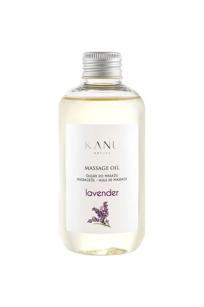 Kanu Nature Ulei de masaj cu lavandă și lemn de santal, Kanu Nature, hidratant, regenerant, 200 ml