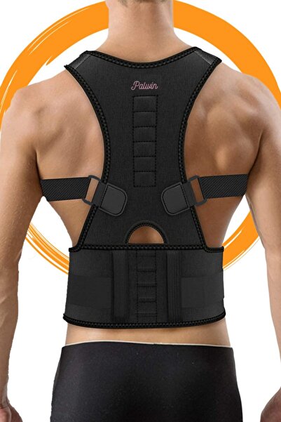 AboutThePerfect Dik duruş korsesi, kamburluk ve skolyoz destekleyici, manyeti...