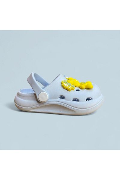 Evojean Albastru deschis Ursuleț Creșă Plajă Seaside Zilnic Unisex Papuci și sandale pentru copii