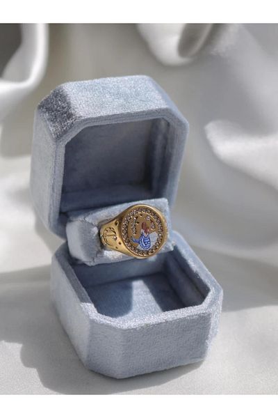 Reorah Collection Vintage Mermaid’S Secret Steel Ring