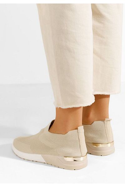 B T Shoes Tenisi slip-on Aderine bej