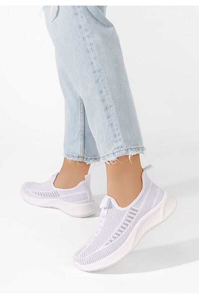 B T Shoes Tenisi Slip-On Auriana albi