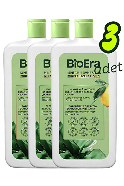 BioEra Mineralli Ovma Sıvısı - Krem Yüzey Temizleyici 750ml x 3 Adet