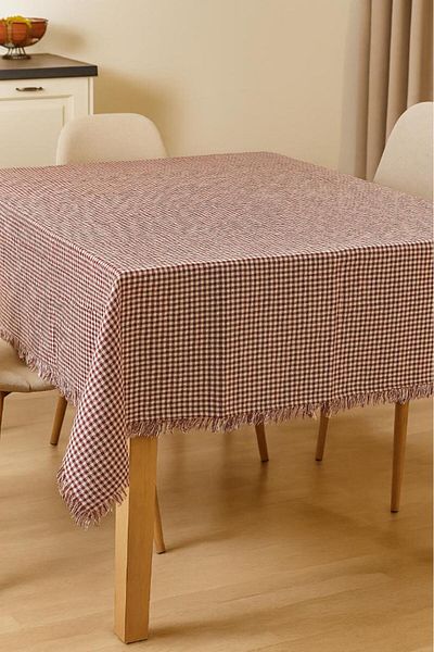 Miabella Home Picnic Tablecloth, Table Cloth Picnic Cover, Kitchen Table Cover, Piti Checkered Table Cloth, 170X170