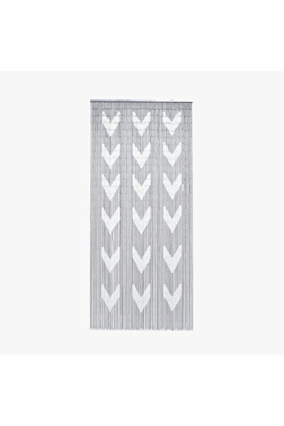 Luance Chevron Pattern Bamboo Door Curtain 90 x 200 cm
