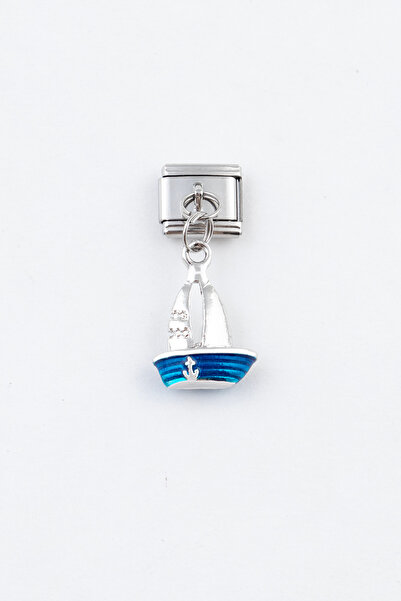 Sortie Aksesuar Gemi Yelken Deniz Figürlü Paslanmaz Çelik İtalyan Charm Bilek...