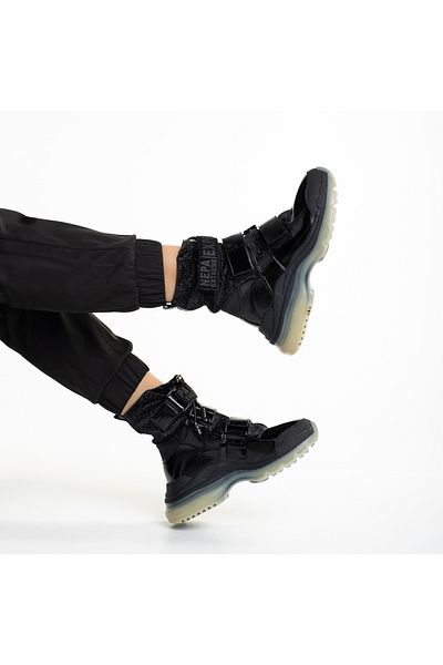 Kalapod Pantofi sport dama negri din material textil Prisca
