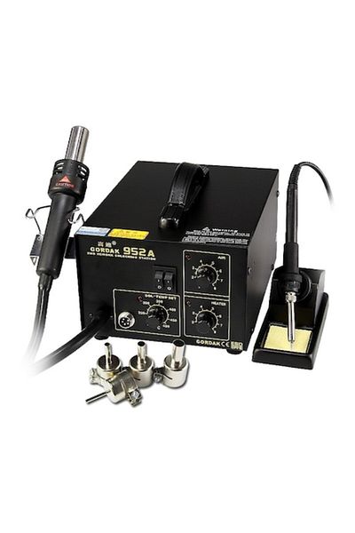 Gordak Soldering Station with Hot Air and Iron Gordak 952A