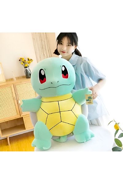 rexa Big Squirtle Plush Doll – 69CM-Size Pokémon Stuffed Toy for Kids & Collectors