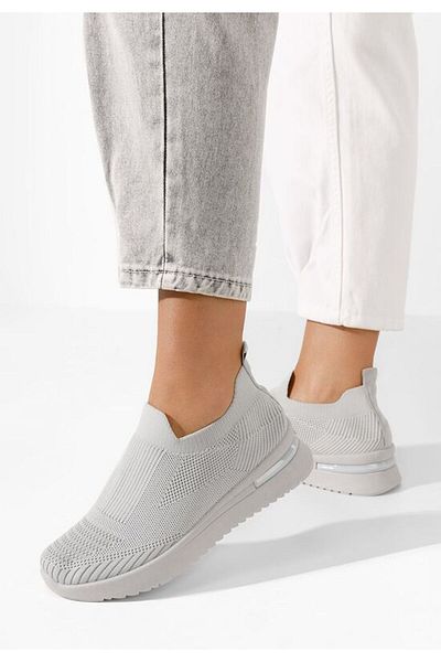 B T Shoes Tenisi dama Slip-On Palow gri