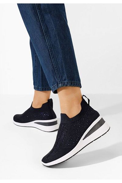 B T Shoes Tenisi Slip-On Amelie bleumarin