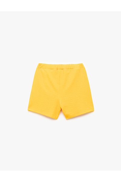 Koton Straight Cut Double Breasted Mini Length Shorts Skirt
