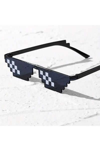 Skygo Thug Life Trend Sunglasses Mosaic Black Cat Glasses