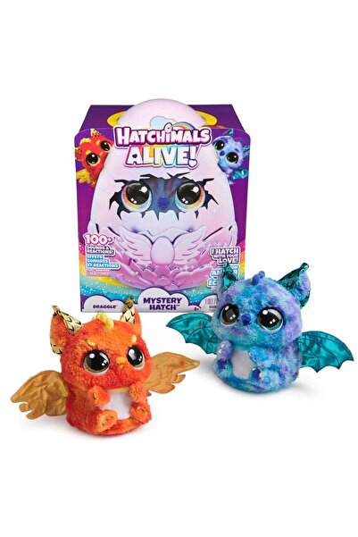 Spinmaster Jucarie de plus surpriza Hatchimals Draggle 6069282