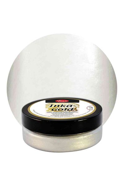 Viva Decor Inka-Gold metallic wax paint, VIVA DECOR, 62.5g Platinum grey