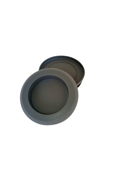 favorin 4 Pieces Gray Breakfast Vacuum Jar Lid Pasabahce 43756 43736 Compatible Timeless Elysia Bowl Diameter8Cm
