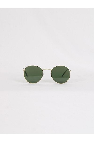 Maldia Shop Unisex Round Green Sunglasses