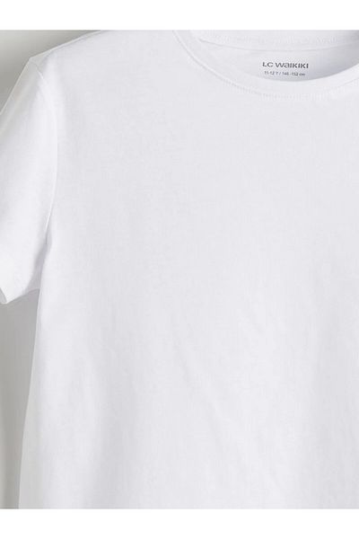 LC Waikiki Κοριτσίστικο μπλουζάκι Crew Neck 3 τεμαχίων