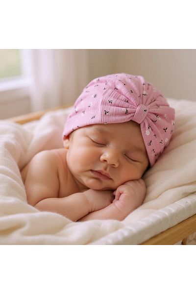 SeaBubbles Floral Baby Girl Bonnet