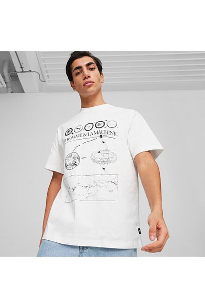 Puma Mens GRAPHICS T-Shirt - White