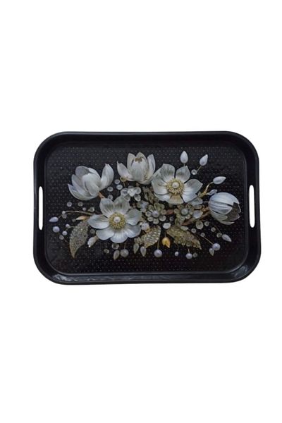 heybecollection Floral Patterned Tray