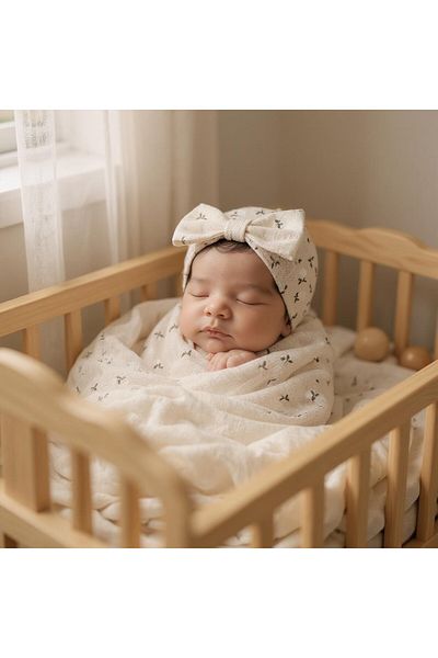 SeaBubbles Floral Baby Girl Bonnet