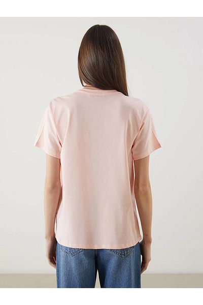 LC Waikiki Tricou de damă cu imprimeu cu gât crew
