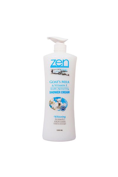 Zen Zen Shower Cream Goat's Milk & Vitamin E 1 Litre