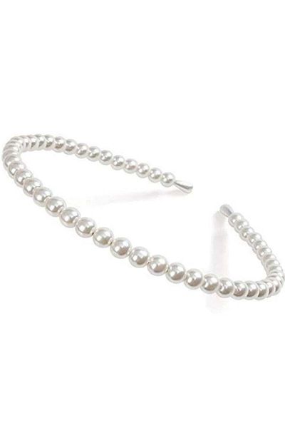 huitich Elegant Headband Hair Accessory for Girls White