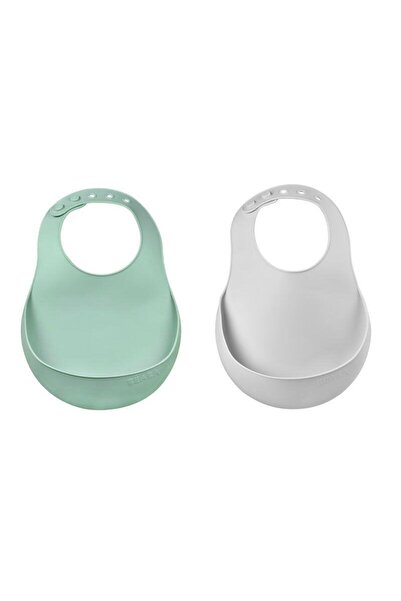 Beaba Set 2 Bavete silicon Beaba Light Mist/Sage Green