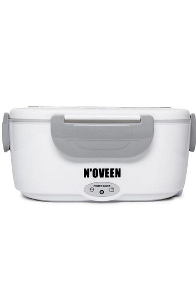 Noveen Cutie electrica pentru incalzirea pranzului Noveen LB310, 40 W, 1.1 L (Alb/Gri)