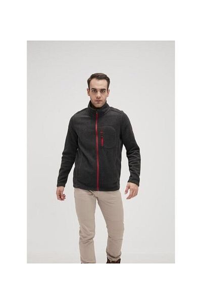 Bad Bear Men's Anthracite Husky Full-Zip Fleece 19.02.21.007-C02